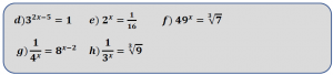 ecuaciones exponenciales con fracciones y con raíces