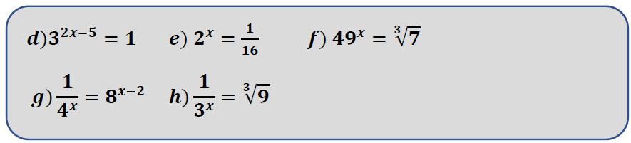 ecuaciones exponenciales con fracciones y con raíces 