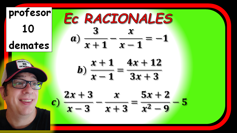 ecuaciones racionales resueltas 1 bachillerato 4 eso