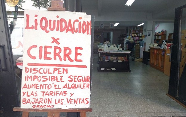 Cierre librería