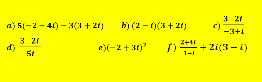 Division De Un Numero Complejo En Forma Binomica