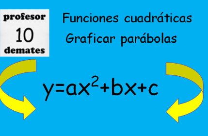funcion cuadratica graficar parabolas
