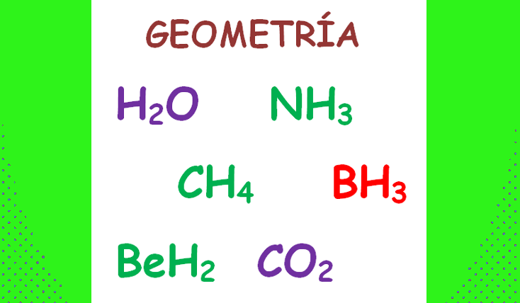 geometría molecular ejercicios resueltos tetraedrica, angular agua amoniaco