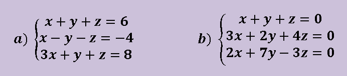 sistemas compatibles indeterminados metodo de Gauss