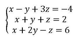 sistemas de ecuaciones 3x3 metodo de gauss
