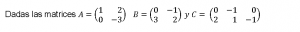 operaciones con matrices