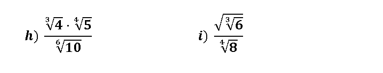 multiplicacion y divion de radicales