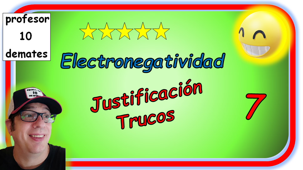 justificacion de la electronegatividad aumento en la tabla periodica de los elementos