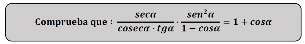 ejercicios resueltos simplificacion de razones trigonometricas 1 bachillerato desde cero