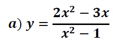 ejemplo derivada de una división