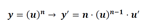 formula derivada de la potencia