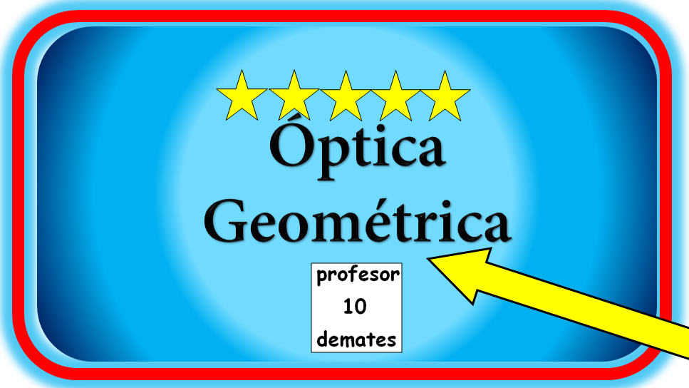 espejos esfericos lentes delgadas optica geometrica 2 bachillerato