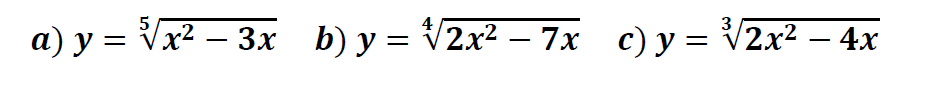 ejemplo como derivar una raiz