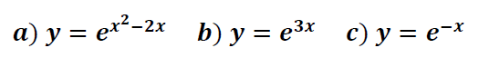 ejemplo rersuelto derivar funciones exponenciales base e