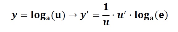 regla derivar logaritmo en base a