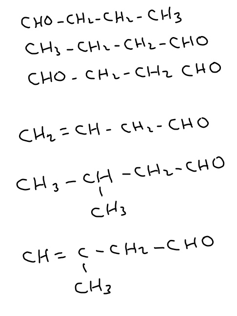 formulacion quimica organica aldehidos ejercicios resueltos