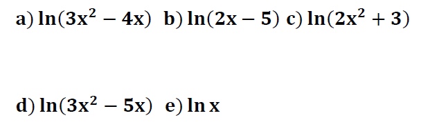 derivadas logaritmos ejercicios resueltos