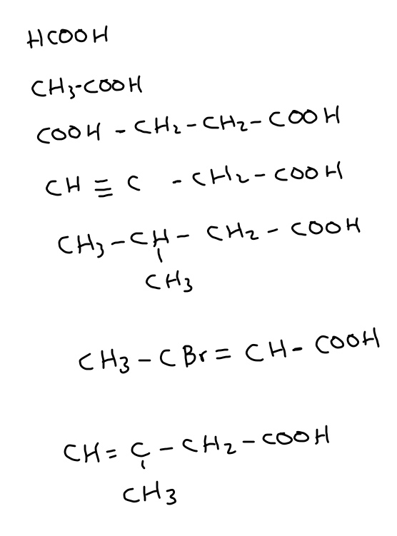 acidos carboxilicos ejercicios resueltos formulacion organica