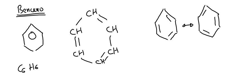 benceno anillos formulacion organica c6h6