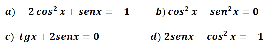 ECUACIONES TRIGONOMETRICAS 4 ESO EJERCICIOS RESUELTOS DE EXAMEN