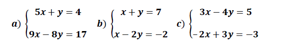 que metodo es mejor para resolver un sistema de ecuaciones 2 eso 3 eso