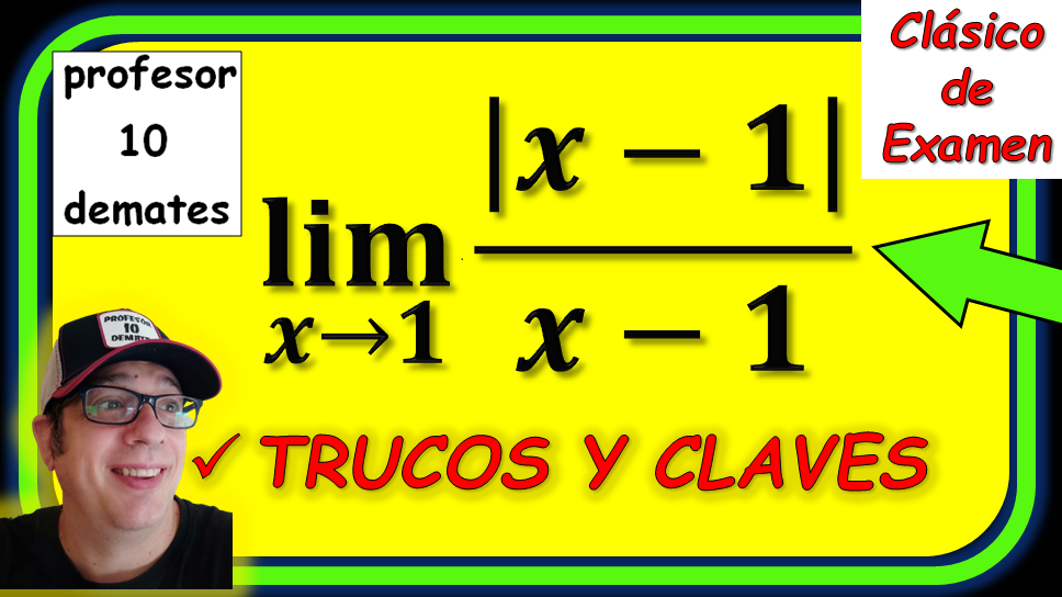 límite con valor absoluto ejercicios resueltos