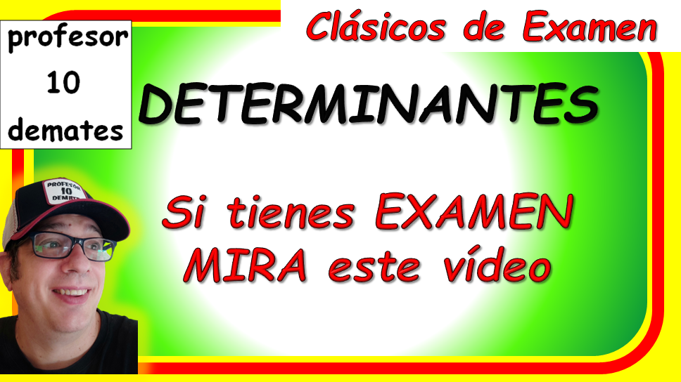 determinante de una matriz 2 bachillerato