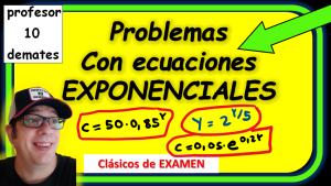 problemas de funciones exponenciales 1 bachillerato con solución