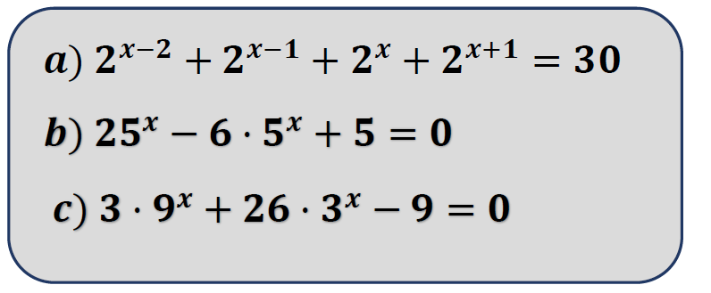 Ecuaciones exponenciales resueltoas ejercicios de examenes 1 bachillerato
