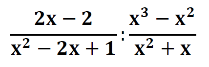 division de fracciones algebraicas resueltos con solucion paso a paso 