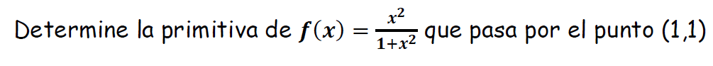 primitiva de una función ejercicios resueltos