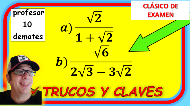 RACIONALIZAR 1 Bachillerato Ejercicios resueltos pdf - profesor10demates